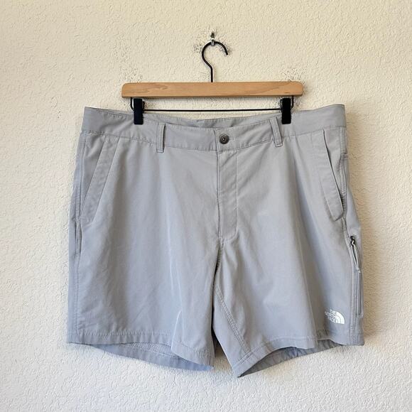 THE NORTH FACE Rolling Sun Shorts Gray Stretch Performance Hiking - Picture 1 of 13